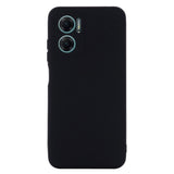 Xiaomi Redmi 10 (5G) Liquid Silicone Case w. Strap - Black