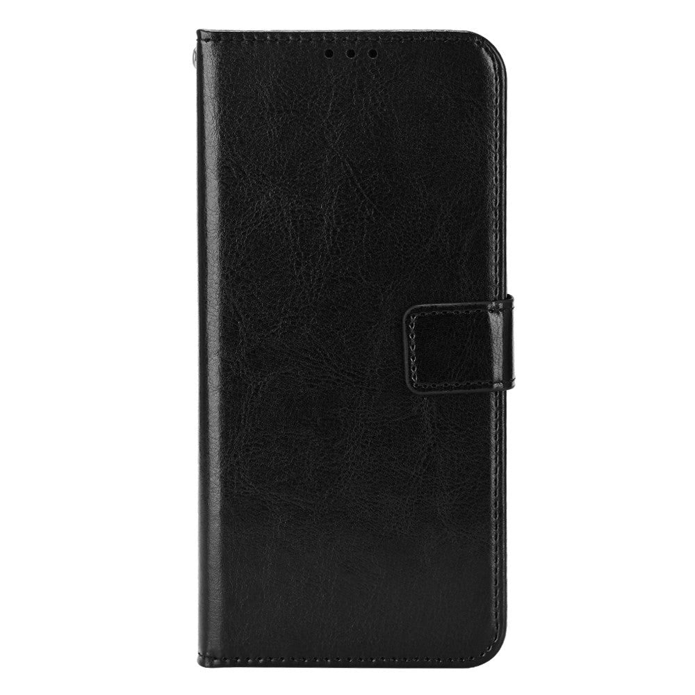 Xiaomi Poco F4 GT Leather Flip Case w. Stand & Wallet - Black