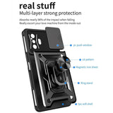 Xiaomi Poco F4 GT Tough Case w. Magnetic Kickstand & Cam Slider - Dark Blue