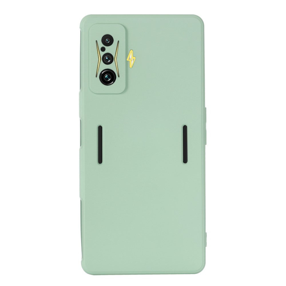 Xiaomi Poco F4 GT Liquid Silicone Case w. Strap - Green