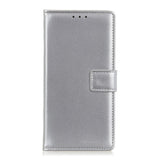 Alcatel 1S (2021) / 3L (2021) Leather Wallet Case - Silver