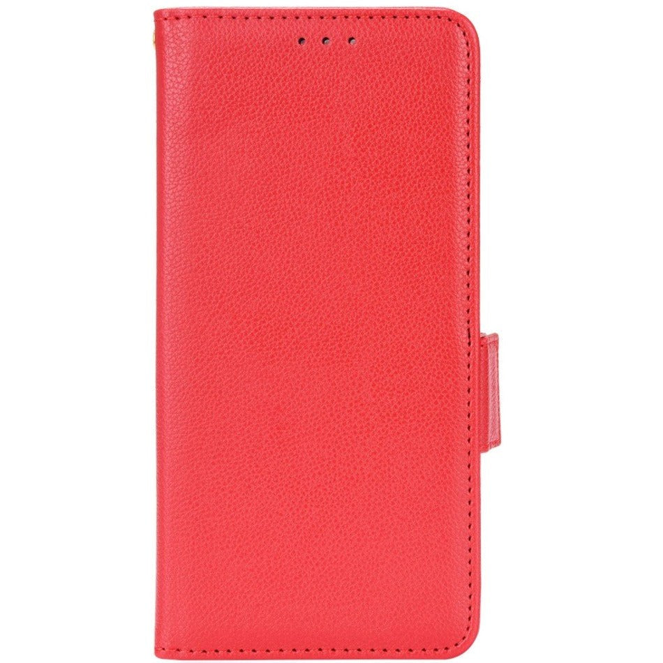 Alcatel 1S (2021) / 3L (2021) Litchi Leather Wallet Case - Red