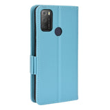 Alcatel 1S (2021) / 3L (2021) Litchi Leather Wallet Case - Baby Blue