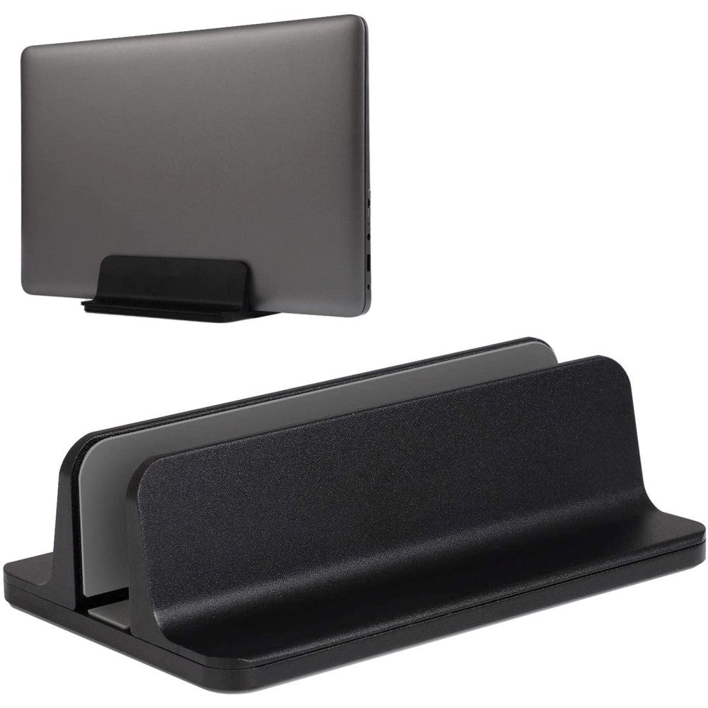 Adjustable Vertical Holder For MacBook & Laptop - Aluminium Black