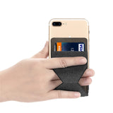 Card Holder w. Stand Function & Handle - Black