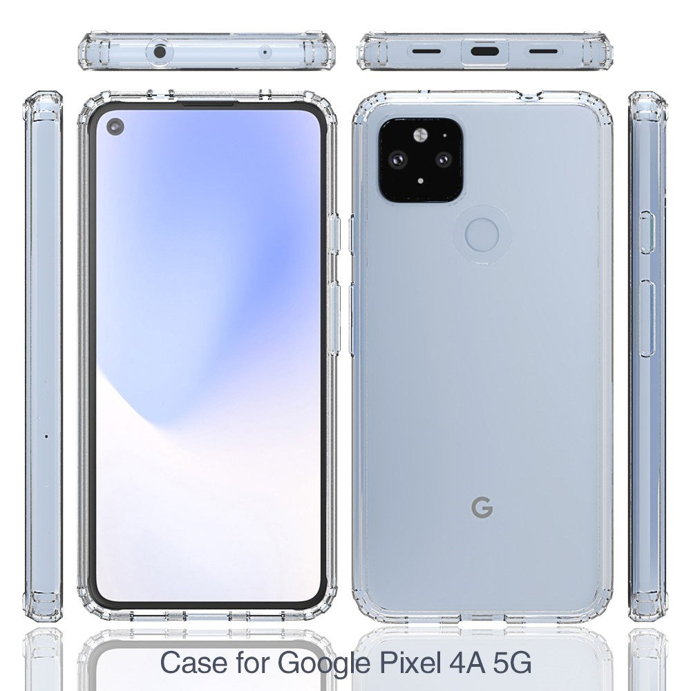 EIDERWOOD Google Pixel 4a (5G) Hybrid Plastic Case - Transparent