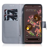 Google Pixel 6 Leather Wallet Case w. Print - Lion