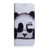 Google Pixel 6 Leather Wallet Case w. Print - Panda