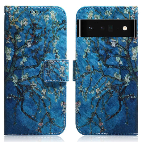 Google Pixel 6 Pro Leather Wallet Case w. Print - Tree