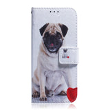 Google Pixel 6 Pro Leather Wallet Case w. Print - Dog