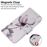 Google Pixel 6 Pro Leather Wallet Case w. Print - Flower