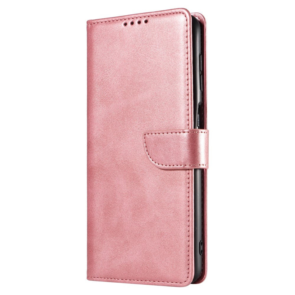 Google Pixel 6 Pro PU Leather Case w. Wallet - Rose Gold