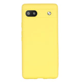 Google Pixel 6a Silicone Case w. Strap - Yellow