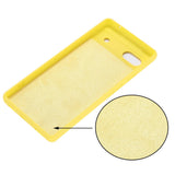 Google Pixel 6a Silicone Case w. Strap - Yellow