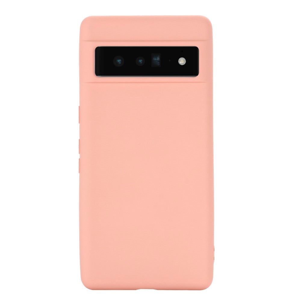 Google Pixel 7 Pro Silicone Case w. Strap - Pink