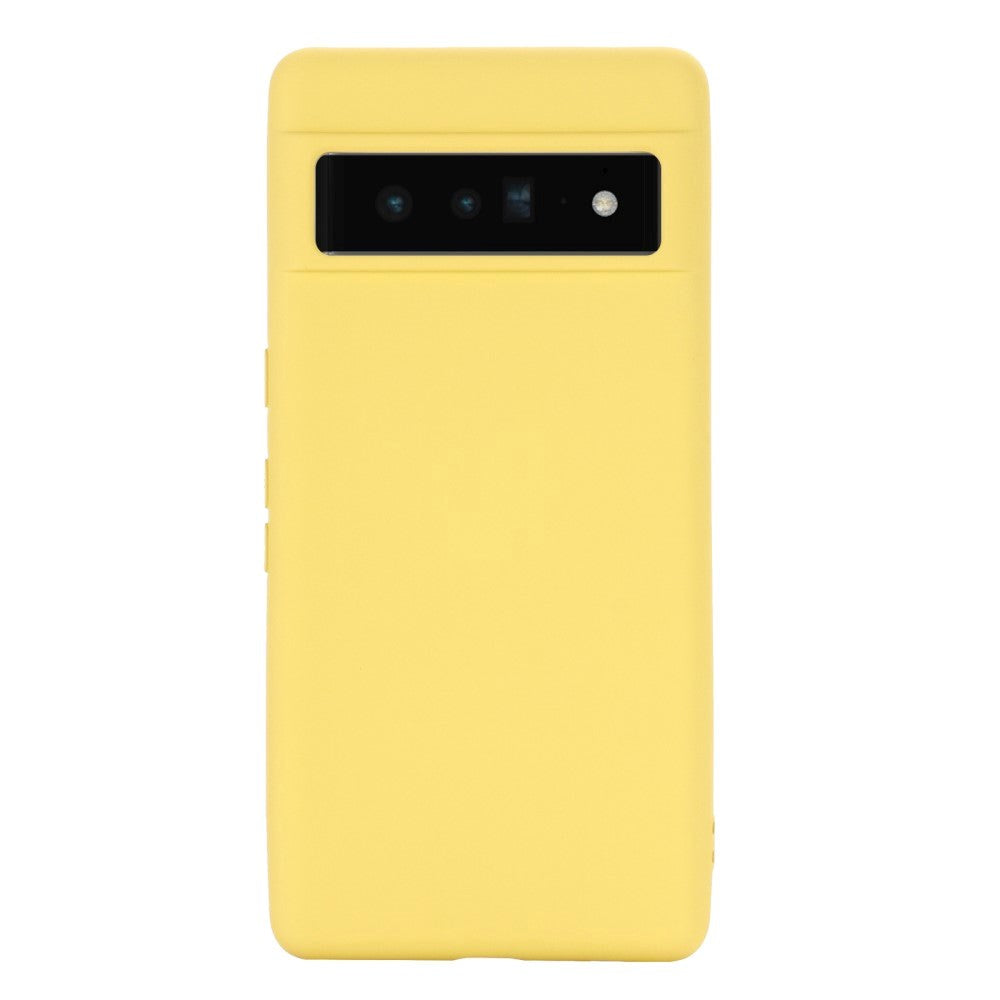 Google Pixel 7 Pro Silicone Case w. Strap - Yellow