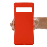 Google Pixel 7 Pro Silicone Case w. Strap - Red