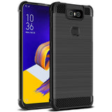 Asus Zenfone 6 (ZS630KL) IMAK Carbon Fiber Plastic Case Black