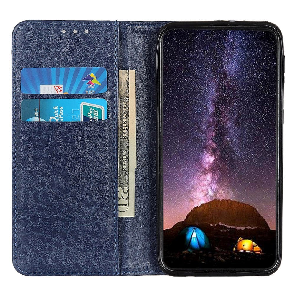 Asus ROG Phone 5 Leather Wallet Case - Blue