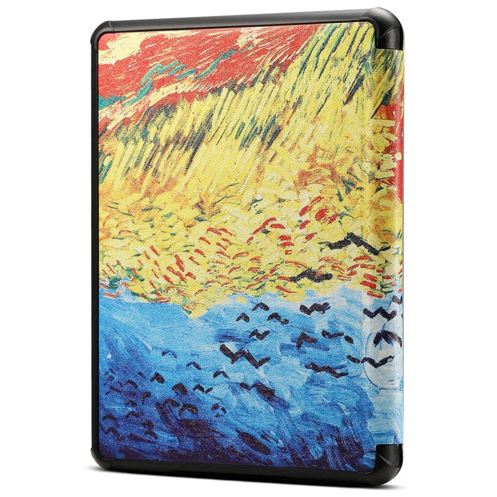 Amazon Kindle Paperwhite 5 11th Generation (2021) PU Leather Flip Case w. Seelp/ Wake-up Function - Oil Painting