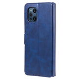 Oppo Find X3 Pro Leather Wallet Case & Magnetic Lock - Blue