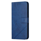 Oppo A16 / A16s / A54s Leather Flip Case w. Wallet & Stand Function - Blue