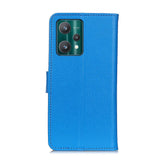 OnePlus Nord CE 2 Lite (5G) PU Litchi Leather Wallet Case - Blue