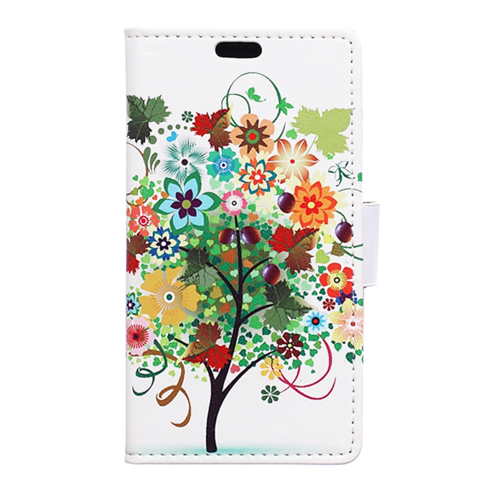 Microsoft Lumia 950 Green Flower Tree Wallet Case