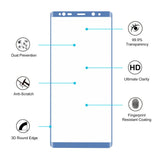 Samsung Galaxy Note 8 HAT PRINCE Tempered Glass Screen Protector (full-size with curves) - Blue