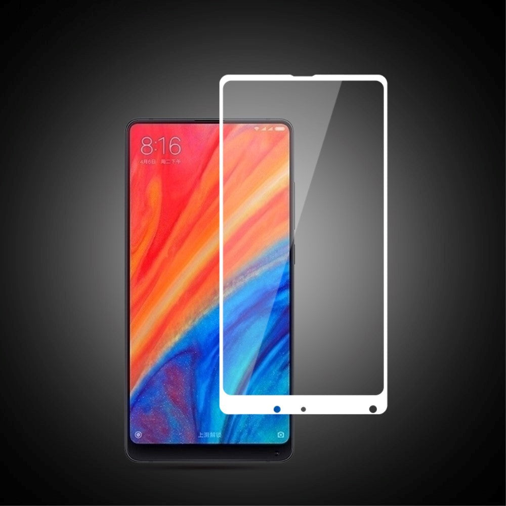 Xiaomi Mi Mix 2s MOCOLO Complete Casing Tempered Glass Screen Protector w. White Frame