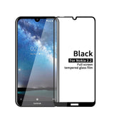 Nokia 2.2 Pinwuyo Screen Protector - Full Fit - Protective Glass - Black