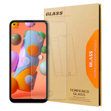 Samsung Galaxy M11 Case Friendly Arc-Edge Screen Protector - Tempered Glass - Transparent