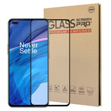 OnePlus North / North 2 (5G) Tempered Glass - Case Friendly - Screen Protection - Black Frame