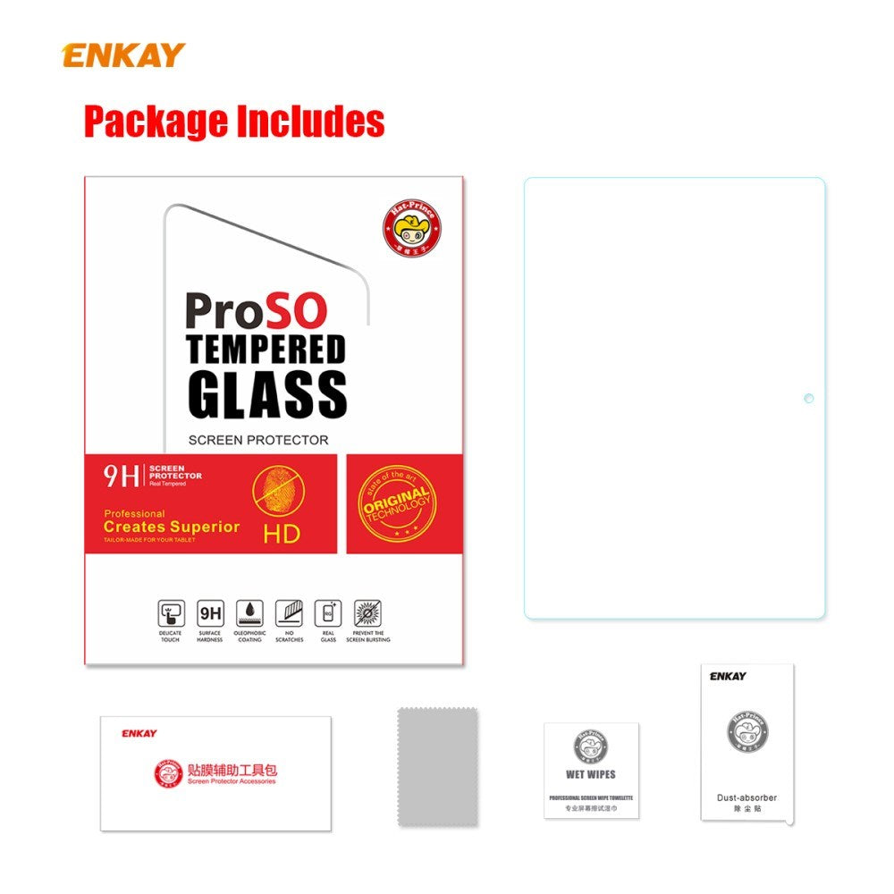 ENKAY Lenovo Tab M10 (3rd Gen.) 10.1" Tempered Glass Screen Protector - Transparent