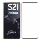 Samsung Galaxy S21 (5G) Tempered Glass - Full-fit Screen Protection - Black Edge