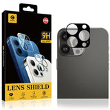 iPhone 13 Pro MOCOLO Protective Glass for Camera Lens - Case Friendly - Black