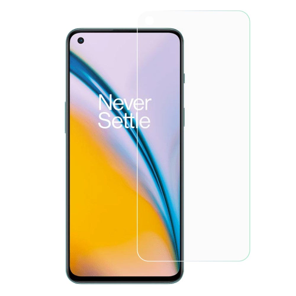 OnePlus North 2 (5G) Arc Edge Tempered Glass - Case Friendly - Screen Protector - Transparent