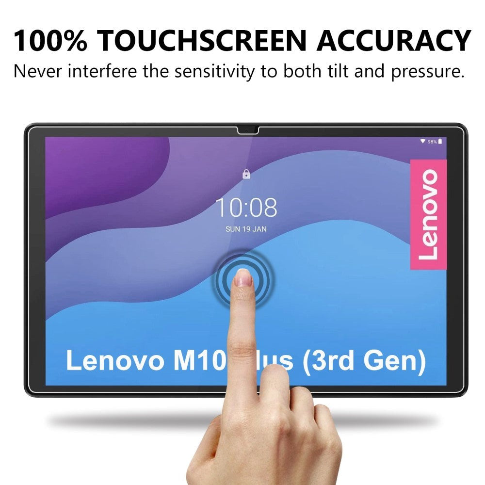 Lenovo Tab M10 Plus (3. Gen) 10.6" (TB-125F/128F) Screen Protector - Full-Fit - Transparent