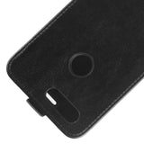 OnePlus 5T PU Leather Vertical Flip Case - Black