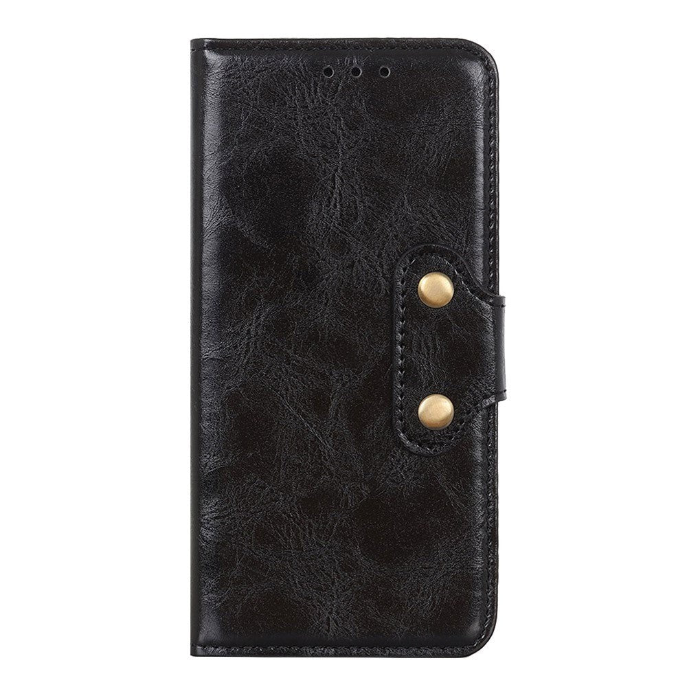 OnePlus 8 Neutral Leather Wallet Case Black