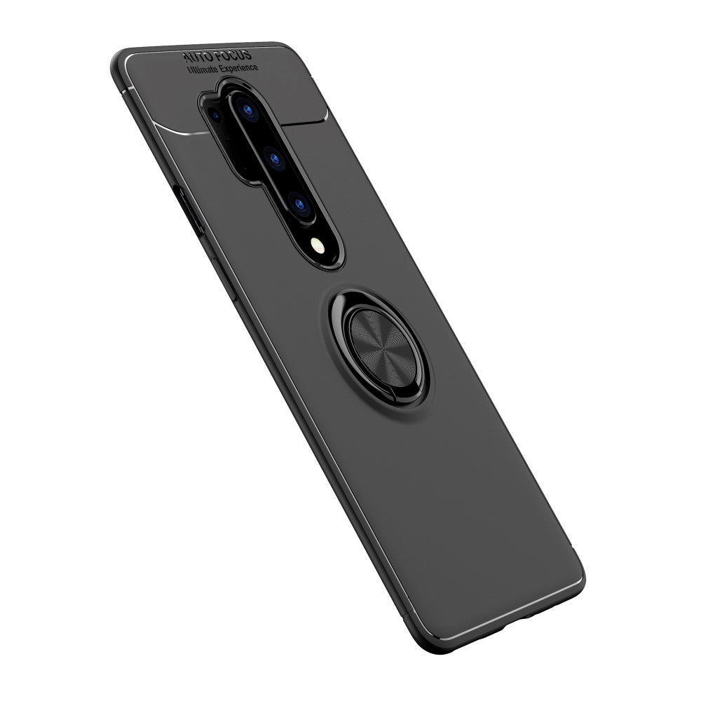 OnePlus 8 Pro Case w. Magnetic Kickstand Black w. Black Ring