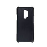 OnePlus 8 Pro Leather Coated Plastic Case with Card Holder - Black