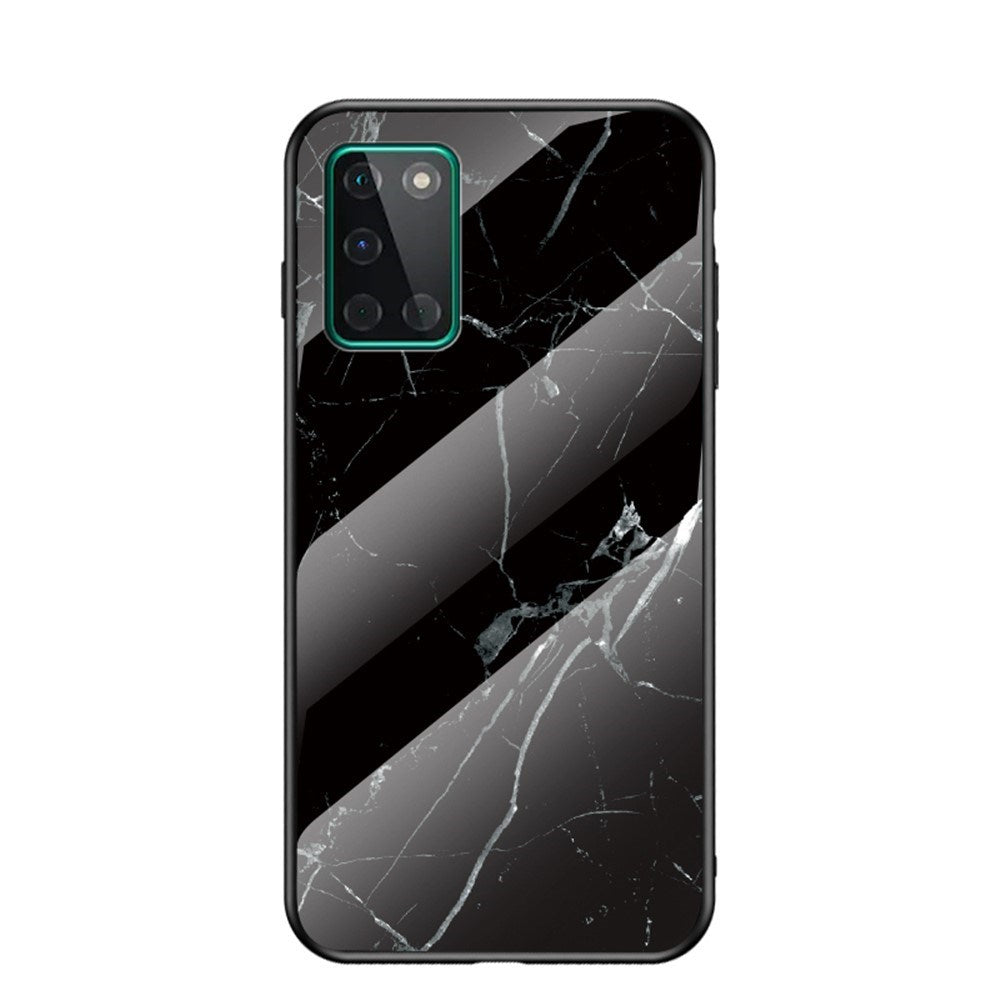EIDERWOOD OnePlus 8T Hybrid Marble Case with Glass Back - Black