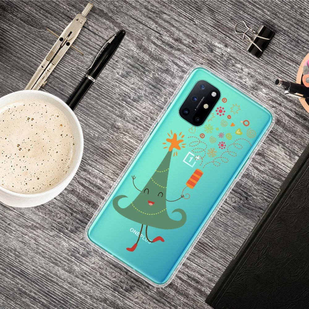 OnePlus 8T Flexible Plastic Christmas Case - Christmas Tree