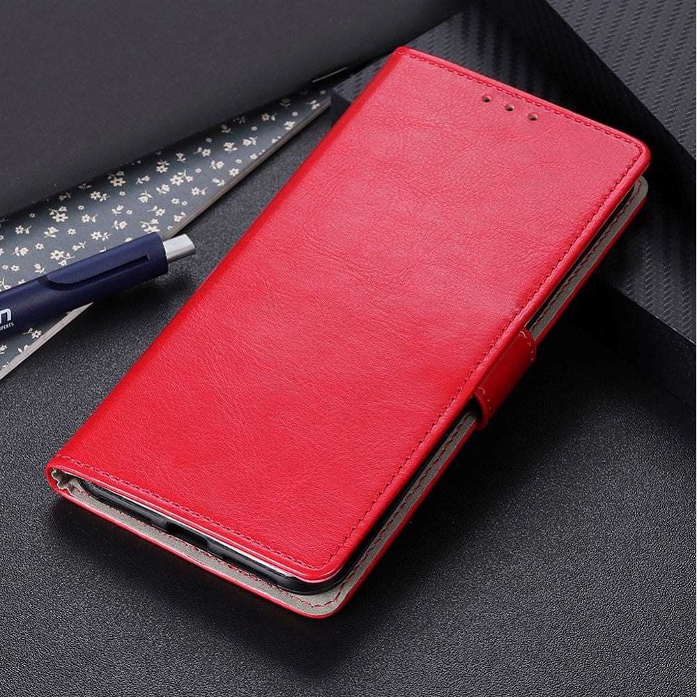 OnePlus North N100 Classic Leather Wallet Case - Red