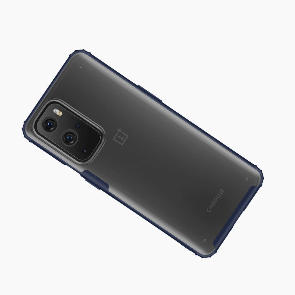 OnePlus 9 Pro Frosted Hybrid Case - Transparent/Blue