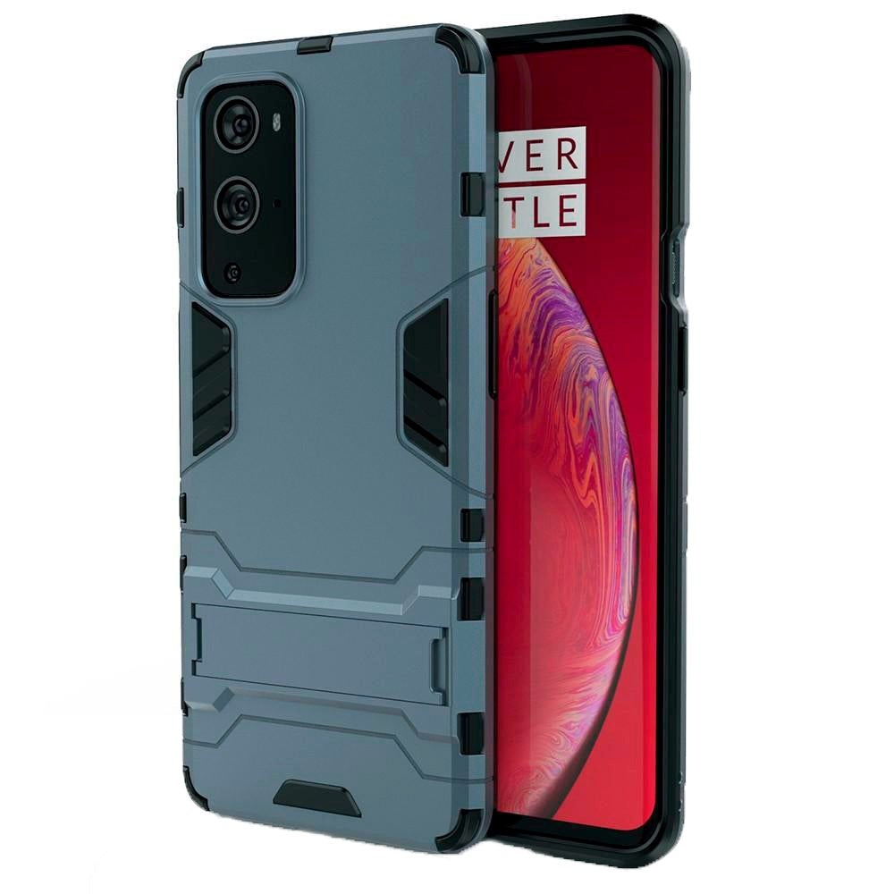 OnePlus 9 Pro Hybrid Tough Case w. Kickstand - Blue