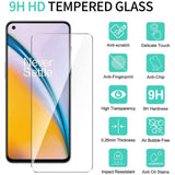 OnePlus North 2 (5G) Protection Set Flexible Plastic Case + Glass Screen Protector - Transparent