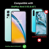 OnePlus North 2 (5G) Protection Set Flexible Plastic Case + Glass Screen Protector - Transparent