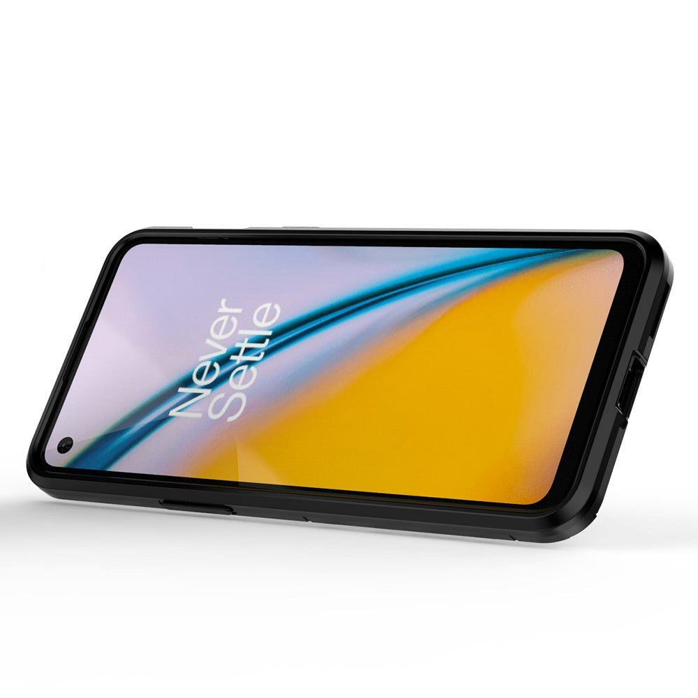 OnePlus North 2 (5G) Tough Case w. Magnetic Kickstand - Black